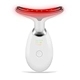 Face and Neck Massager Tools, Portable Facial Beauty Device,Facial Massager with 7 Color LED Lights for Skin Care