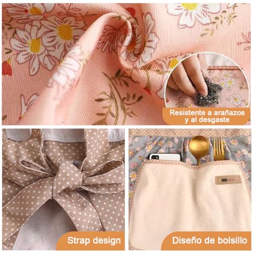 La Mejor Selección de Mandiles de Cocina para Mujer favoritos de las personas. 15 Imagen adicional