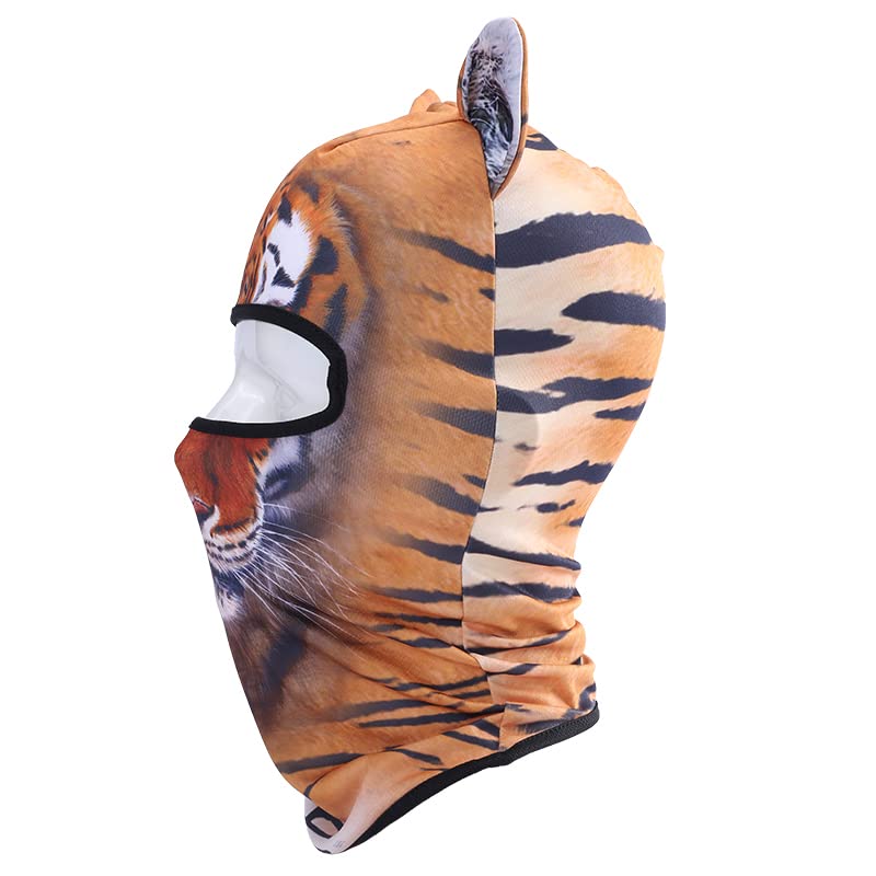 Image of Cat Balaclava,Dog Balaclava,Halloween Hat,Cute Full Face Hood Mask Animal Ski Mask for Hiking Riding Sports Outdoor