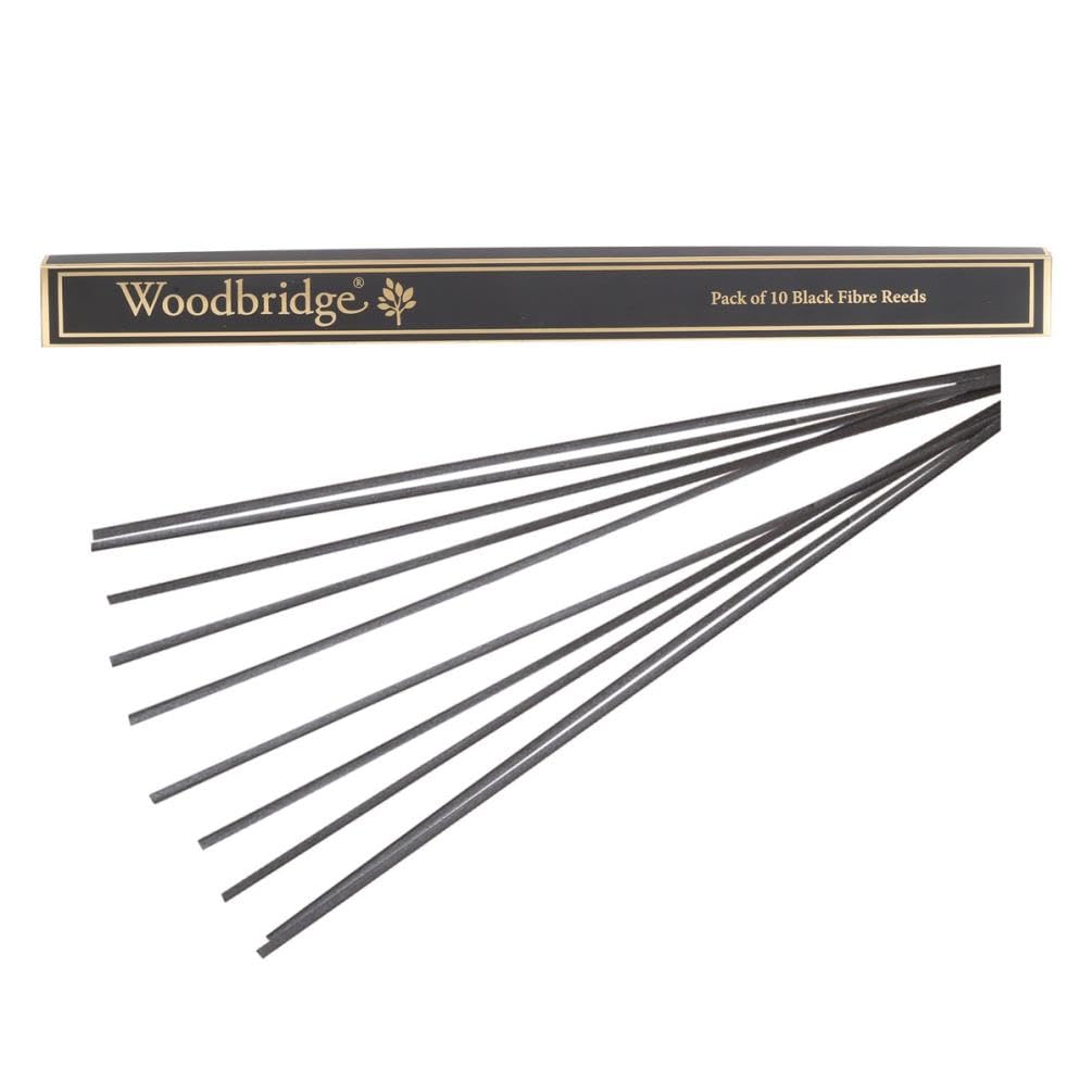 Aroma Accessories Black Woodbridge Fibre Reed Diffuser Reeds 56Cm