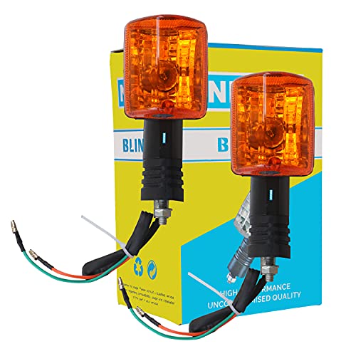 Image of NIKAVI INDA01 Blinker Indicator Assly. Compatible for Hero Splendor Plus (Set of 2)