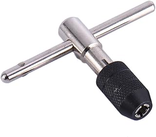 ミシンネジレンチ Tハンドルねじレンチ モンキーレンチツール Tタップレンチホルダー Tハンドルタップホルダー ねじ切りタップレンチ タップレンチ M3～M8 メートルねじ用レンチ ねじ切りレンチツール Tタップモンキーレンチ T型タップレンチ ミーリングタップレンチ Tハンドルラチェットレンチ リバーシブルねじ切りレンチ 調整可能なメートルレンチ 機械用タップレンチ