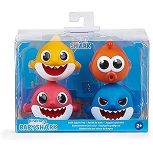 Wowwee Baby Shark Baby Shark Bad Spuiten Speelgoed, Pak Van 4
