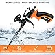 Schaumpistole, Preciva Bauschaumpistole Bauschaum Pistole PU Schaumpistole Expanding Foam Gun Dosierpistole aus Metall (orange)