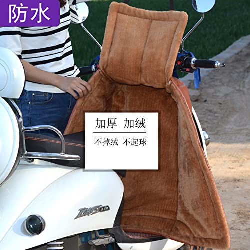 Générique Tablier Scooter, Couvre Jambe Scooter Le Vent du est Un Tram en Hiver for Augmenter la Peau épaisse de Batterie électrique Voiture PU Plus Velvet