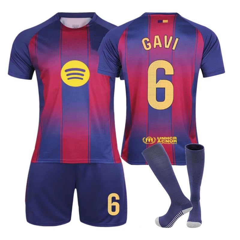 FC Barcelona Trikot Kinder Set 25/26 Heim - Atmungsaktiv Für Jungen & Mädchen