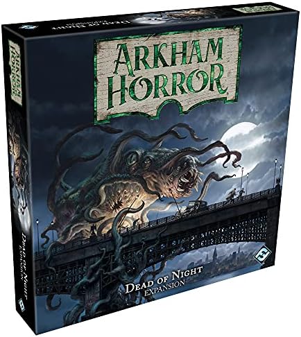 Arkham Horror 3rd Edition Dead of Night Board Game EXPANSION | Mystery Game | Cooperative Board Game for Adults | Ages 14+ | 1-6 Players | Average Playtime 2-3 Hours | Made by Fantasy Flight Games