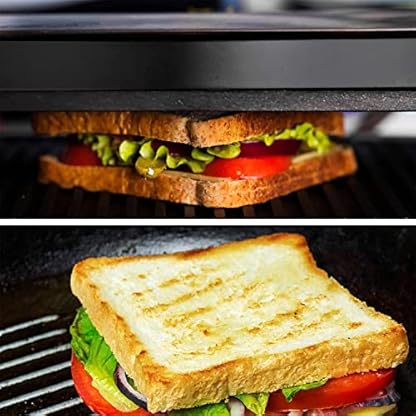 YQYMX Sandwichmaker 3 in 1, Sandwich Maker, Kontaktgrill, waffeleisen 3 in 1 750W, Antihaftbeschichtete abnehmbare… – Bild 3