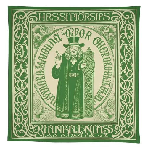 Nappe de table de la Saint-Patrick en lin pour repas de fête - 2