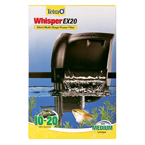 Image of Tetra Whisper EX 20 Aquarium Filter, 10-20 Gallons (Pack of 12)
