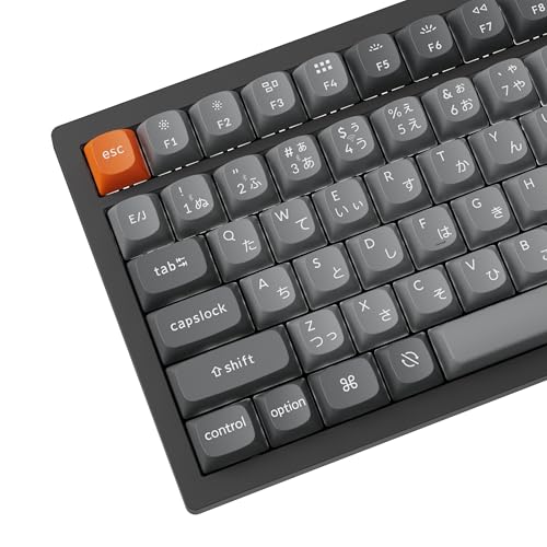 【国内正規品】Keychron K4 Max QMK ワイヤレス カスタム・メカニカルキーボード 、2.4GHz・Bluetooth無線・有線対応/QMKプログラム可能/White LEDライト/Superスイッチ/Mac Windows Linux対応 (JIS日本語配列, Keychron Superメカニカル赤軸)