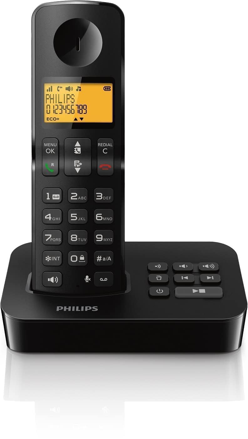 Philips Telefono Inalambrico Casa Linea M4501W/01 Sencillo - Teléfono DECT - Teléfono residencial 1 Auricular Pantalla 1'6" - Agenda - Identificador de Llamadas - Amplia Gama - Blanco — view 12