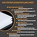 YbZHpy PTFE Liner, Polytetrafluoroethylene Sheet, Teflon Sheet, PTFE Sheet, 200×200 Mm, Thickness 0.5-12 Mm,Suitable for Industrial and DIY Projects.,0.5mm 2Pcs