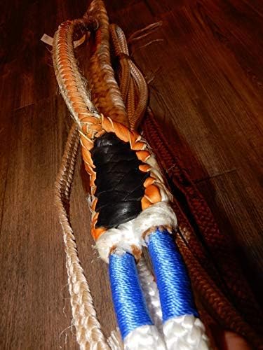 Miniatura 8 de Alligator Bull Rope White Nylon 9x7 RH 3/4" x 3/4" Soft Bull Riding - Cuerdas de toro EPT 16'
