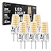 LOHAS Lampadina G4 LED, 3W Equivalente a 30W Lampada Alogena, Bianca Calda 3000K, Lampadine LED G4 300LM, G4 LED 12V, Non Dimmerabile, 6 Pezzi
