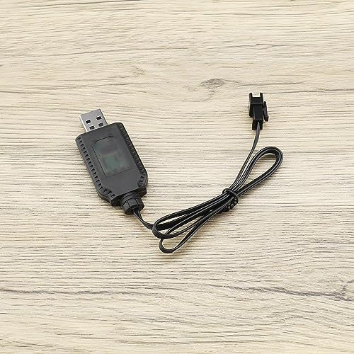 image for eMagTech 2Pcs SM-3P to USB Charging Cable LiPo Battery USB Charging Ca