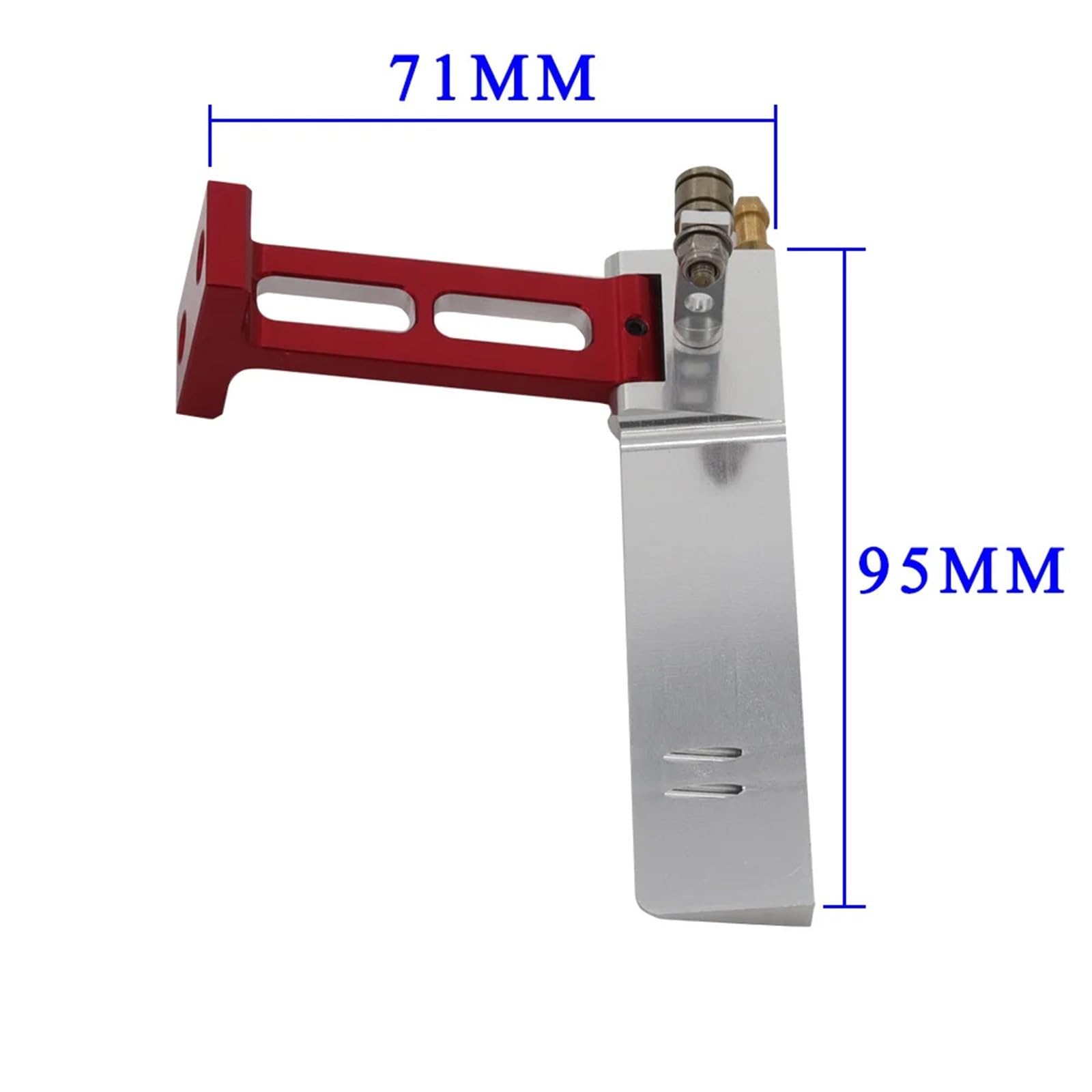 para Udirc UDI903 UDI005 RC Barco Actualización Timón CNC Hélice Giro Aletas Embellecedor Eje Montaje Piezas Repuesto Accesorios RC Coches Repuestos