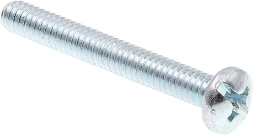 Prime-Line 9009584 Tornillos de máquina, cabeza panorámica, Phillipsranurado combinación de accionamiento, 14-20 x 2 pulgadas (paquete de 100)