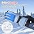 WOOMER 3-in-1 Rechargeable Heated Gloves for Men & Women, Touchscreen Waterproof, Perfect for Cycling, Skiing, Hiking & Hunting