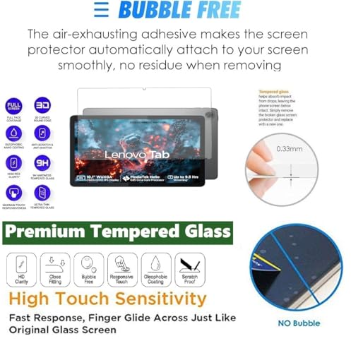 Image of Bigil Tablet Tempered glass Screen Protector Guard for Lenovo Tab 10.1 inch TB311XU