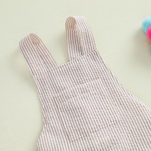 Infant Baby Girl Boy Romper Bodysuit Striped Sleeveless Jumpsuit Overalls One Piece Outfit Summer Clothes2