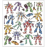 Transformers - Pegatinas (15 x 16,5 cm, aprox. 19 unidades)