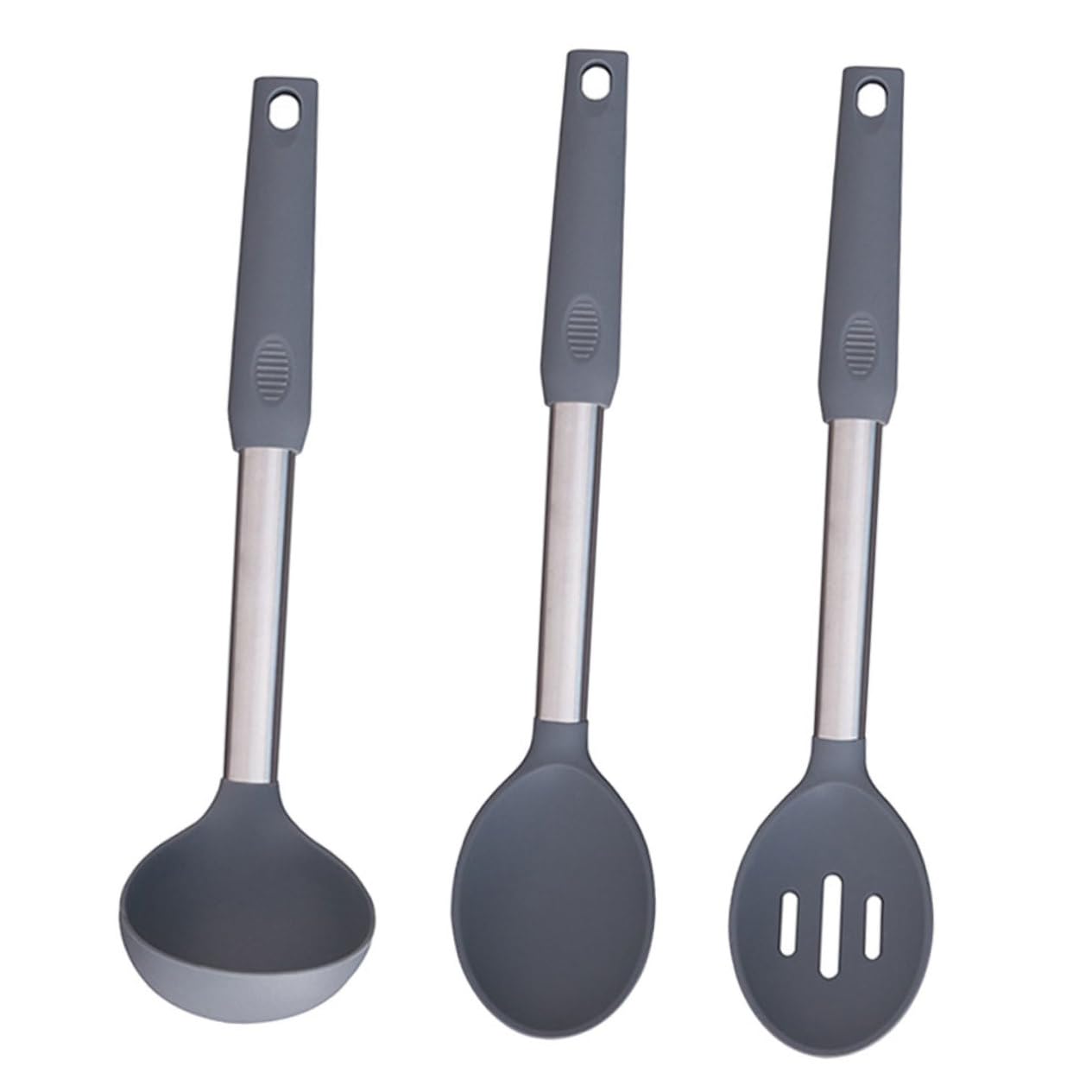 Gatuida Cucchiai da Cucina in Silicone Mestoli per Zuppe e Porridge Utensili da Cucina Antiaderenti e Facili da Pulire