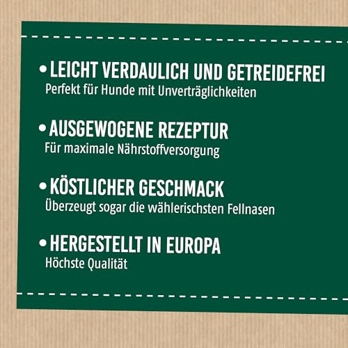 Christopherus Hundemenü, Mit Truthahn, Reis, Karotte, Vollnahrung für Erwachsene Hunde, Nassfutter, 6 x 400 g