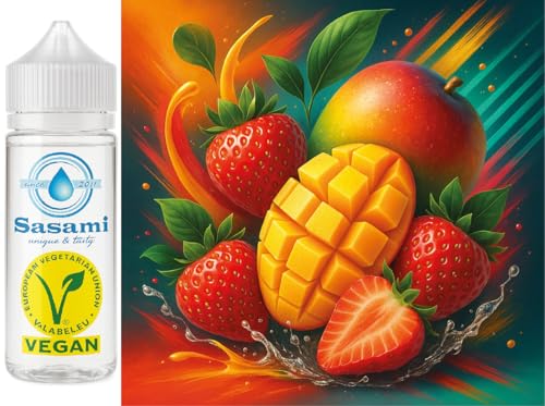 Aroma de mango y fresa Sasami, esencia vegana concentrada de 100ml