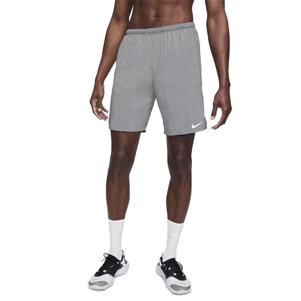 Nike CZ9064-084 M NK DF Challenger Short 9BF Shorts Men's Smoke Grey/HTR/Reflective SILV XL