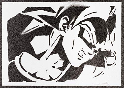 Poster Broly Affiche Dragon Ball Handmade Graffiti Street Art - Artwork