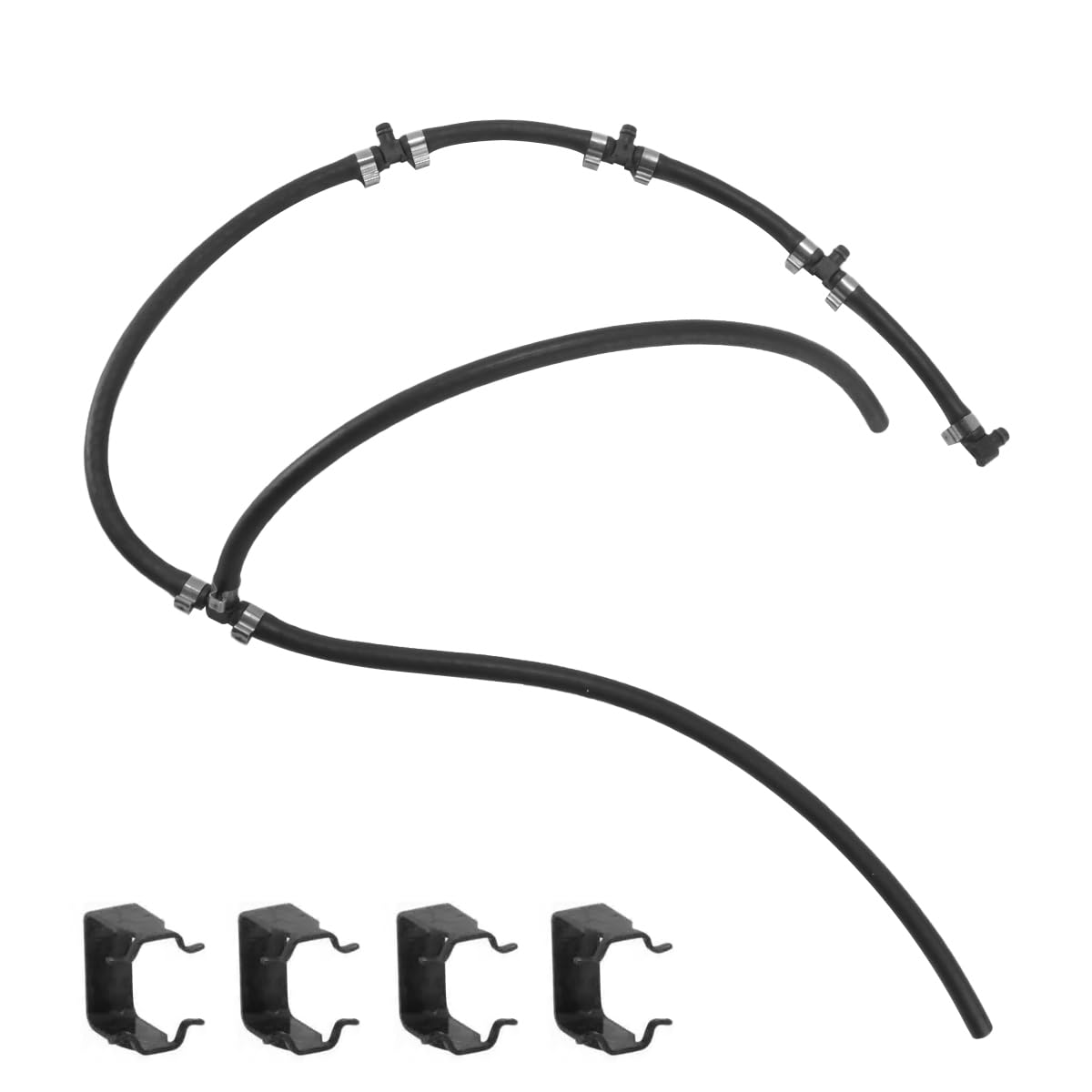 Durite de retour de carburant noire 55578366 – Pièce de rechange pour Opel/Vauxhall Astra/Corsa/Meriva/Zafira 1.7 CDTi
