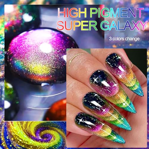 Set de esmalte de uñas gel 9D Cat Eye 8 colores miniatura 3