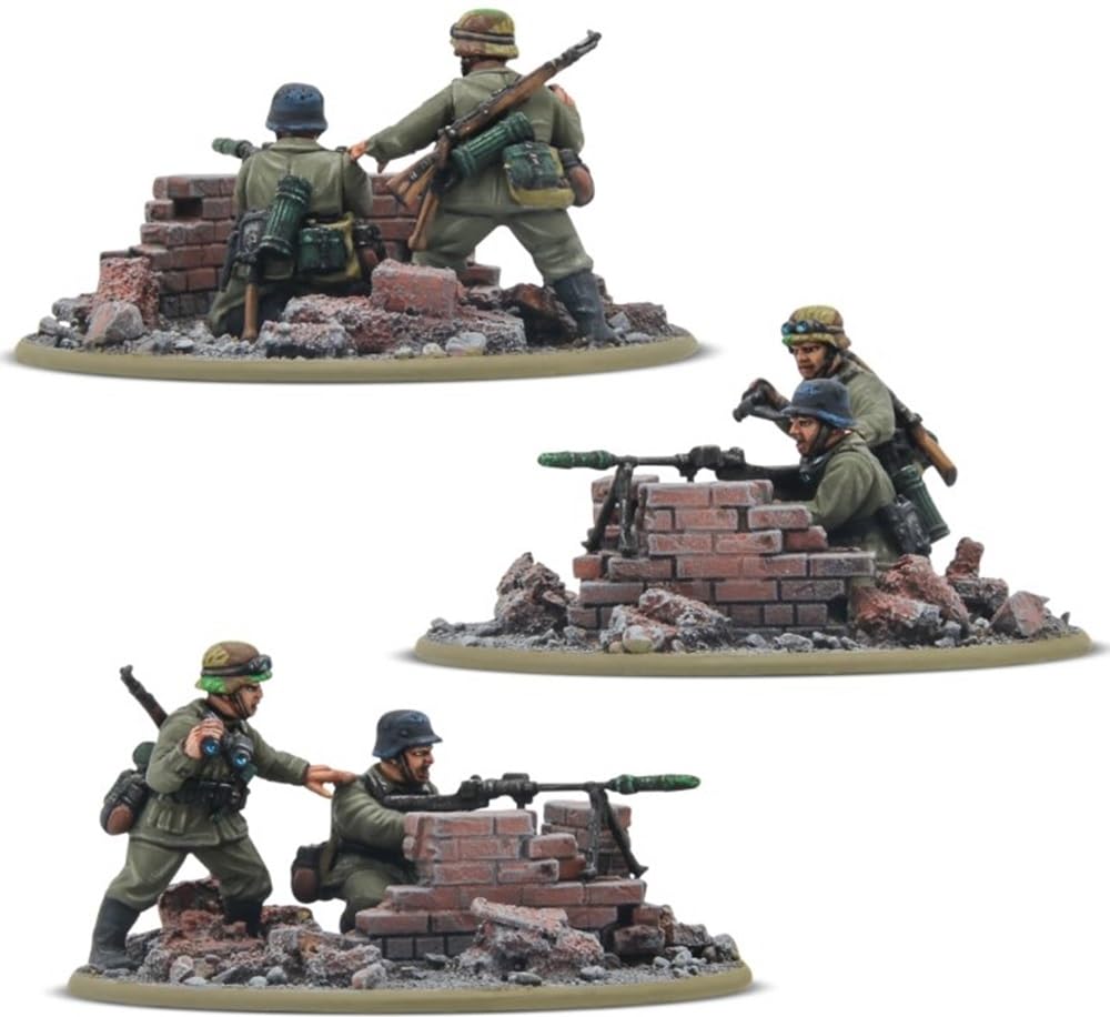 Rattenkrieg - Ejército de iniciación de infantería veterana alemana - Miniaturas a escala de 28 mm para acción de pernos altamente detalladas en miniaturas de la Segunda Guerra Mundial