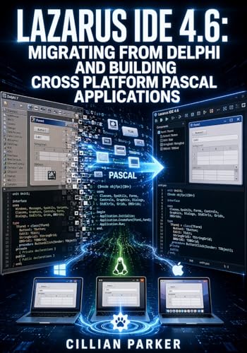 LAZARUS IDE 4.6: MIGRATING FROM DELPHI AND BUILDING CROSS PLATFORM PASCAL APPLICATIONS: Port VCL Forms to LCL, Replace Delphi Components, and Deploy Native Apps on Windows, Linux, and macOS