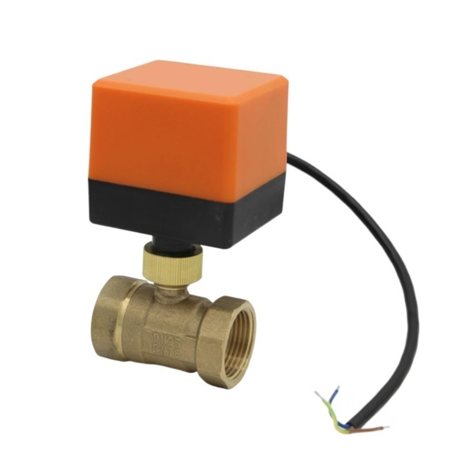Válvula de latón de 2 vías Válvula de bola motorizada Válvula de bola eléctrica Actuador eléctrico DN15 DN20 DN25 DN32 DN40 Piezas de válvulas de apertura y cierre de aire, g(DN50,AC24)