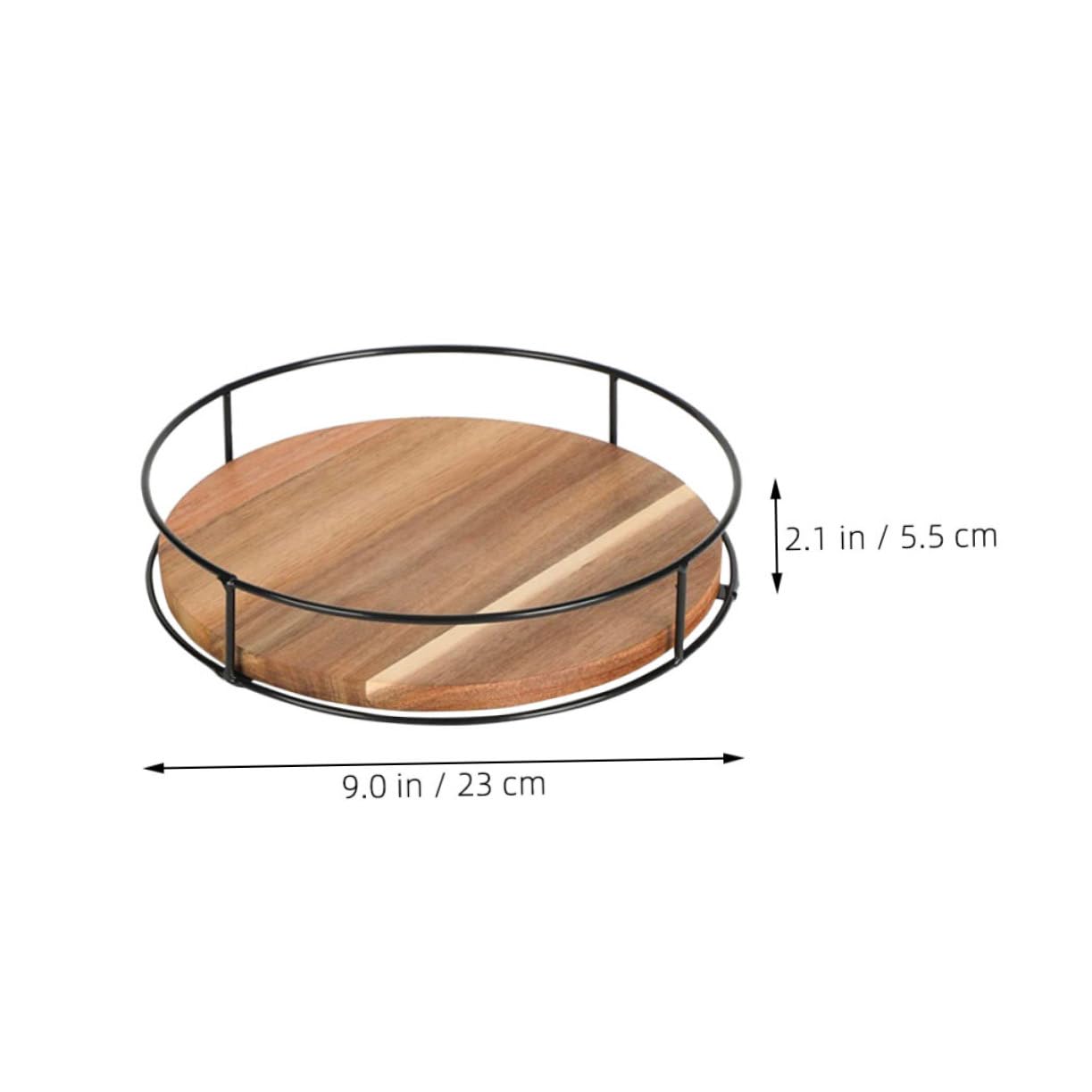 Eisen Drehbarer Holz aus Küchengewürzhalter und Küche Bad