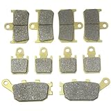 Master Chen Front Rear Brake Pads Brakes for Yamaha YZF R1 2007 2008 2009 2010 2011 2012 2013 2014 (6 piston radial caliper) FA442 FA174 MC354