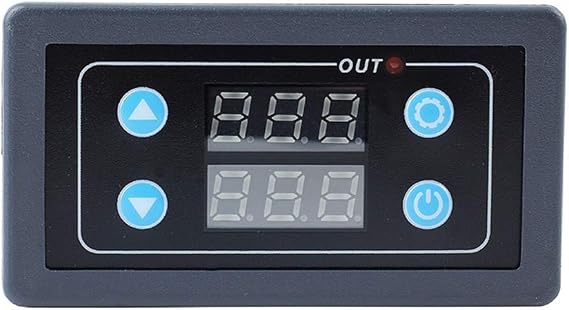 Time Relay Module, AC 85-265V Timer Cycle Control Digital Dual Display Delay Timer Switch Adjustable Module