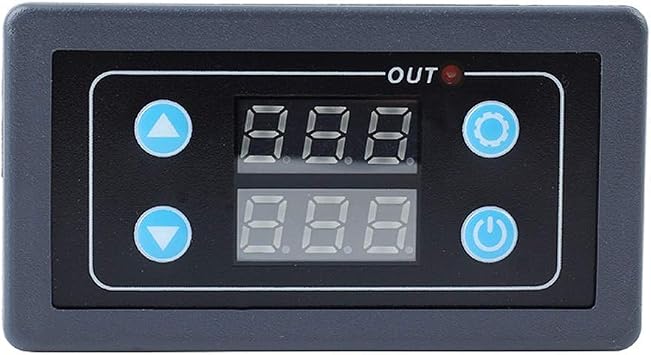 Time Relay Module, AC 85-265V Timer Cycle Control Digital Dual Display Delay Timer Switch Adjustable Module