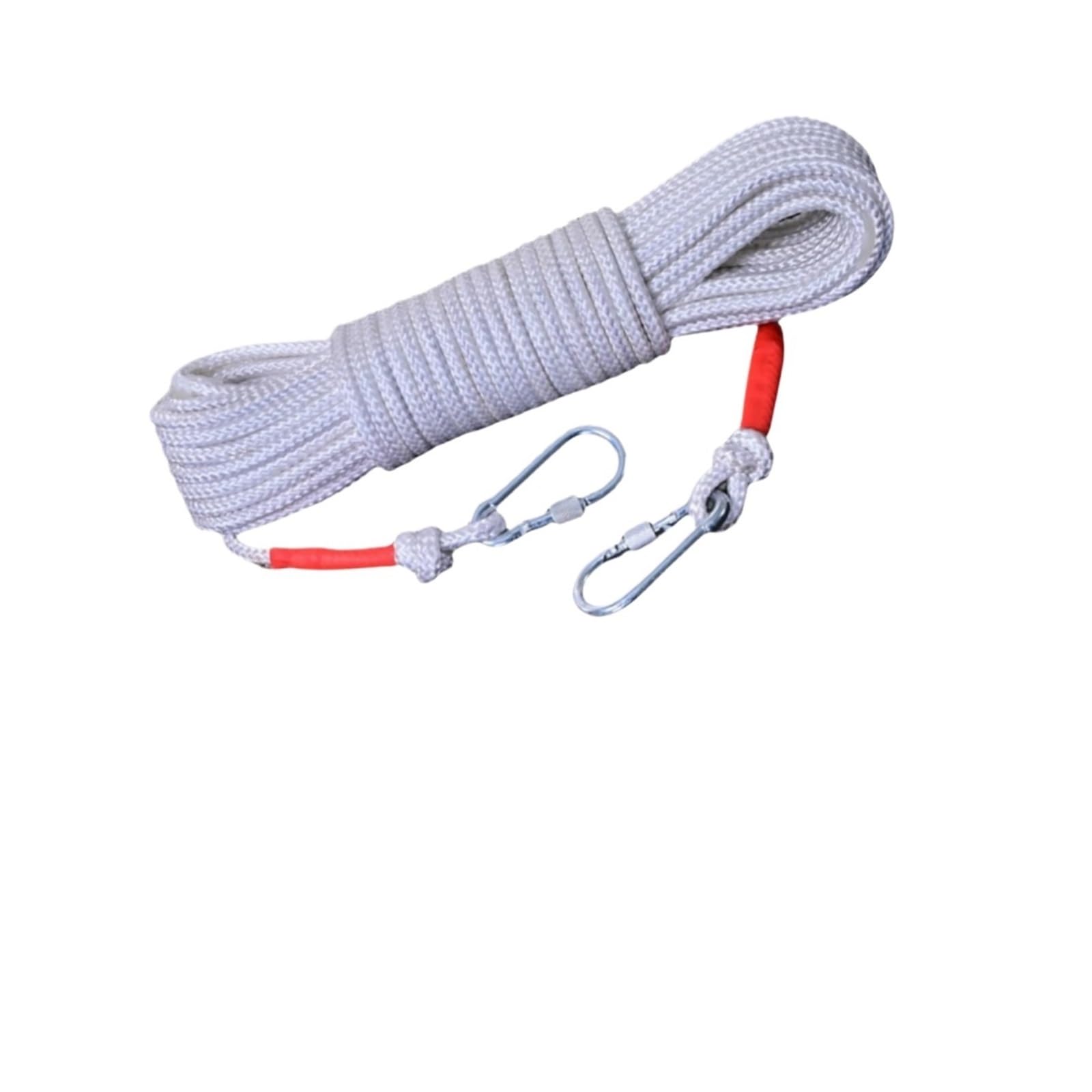 Corda bianca for stendere i vestiti con anima in filo d'acciaio, portatile for esterni, non forata, for e raffreddare