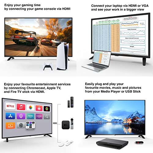 HKC-32D1-TV-32-Pulgadas-Televisores-80-cm-Dolby-Audio-Triple-Tuner-DVB-C-T2-S2-Ci-HDMI-USB-Salida-de-Audio-Digital-Modo-Hotel-Incluido