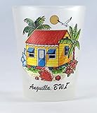 Anguilla, BWI Tropical House Shot Glass