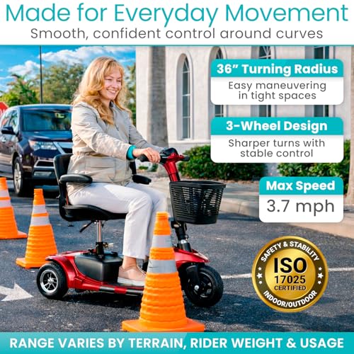 Vive 3 Wheel Mobility Scooter
