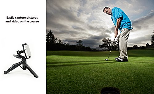 Golf Gadgets® - Swing Recording System | 3-Legged Tripod & Mount for Smartphone. Compatible with iPhones, Samsung Galaxy, HTC, Any Phone. (Super Tripod)