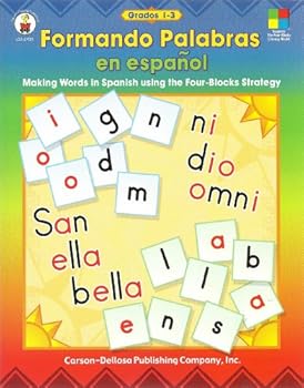 Paperback Formando Palabras En Espanol: Making Words in Spanish Using the Four-blocks Strategy Grades 1-3 (Spanish Edition) [Spanish] Book