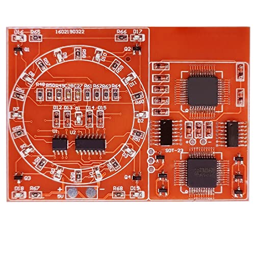 Image of Gikfun DIY SMD SMT Welding Practice Soldering Skill Training Board NE555 CD4017 Water Flowing Led DIY Kit EK1885 (Pack of 2)