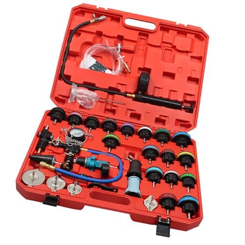 Coolant Pressure Tester Kit 34-Piece Universal Coolant System Pressure ...