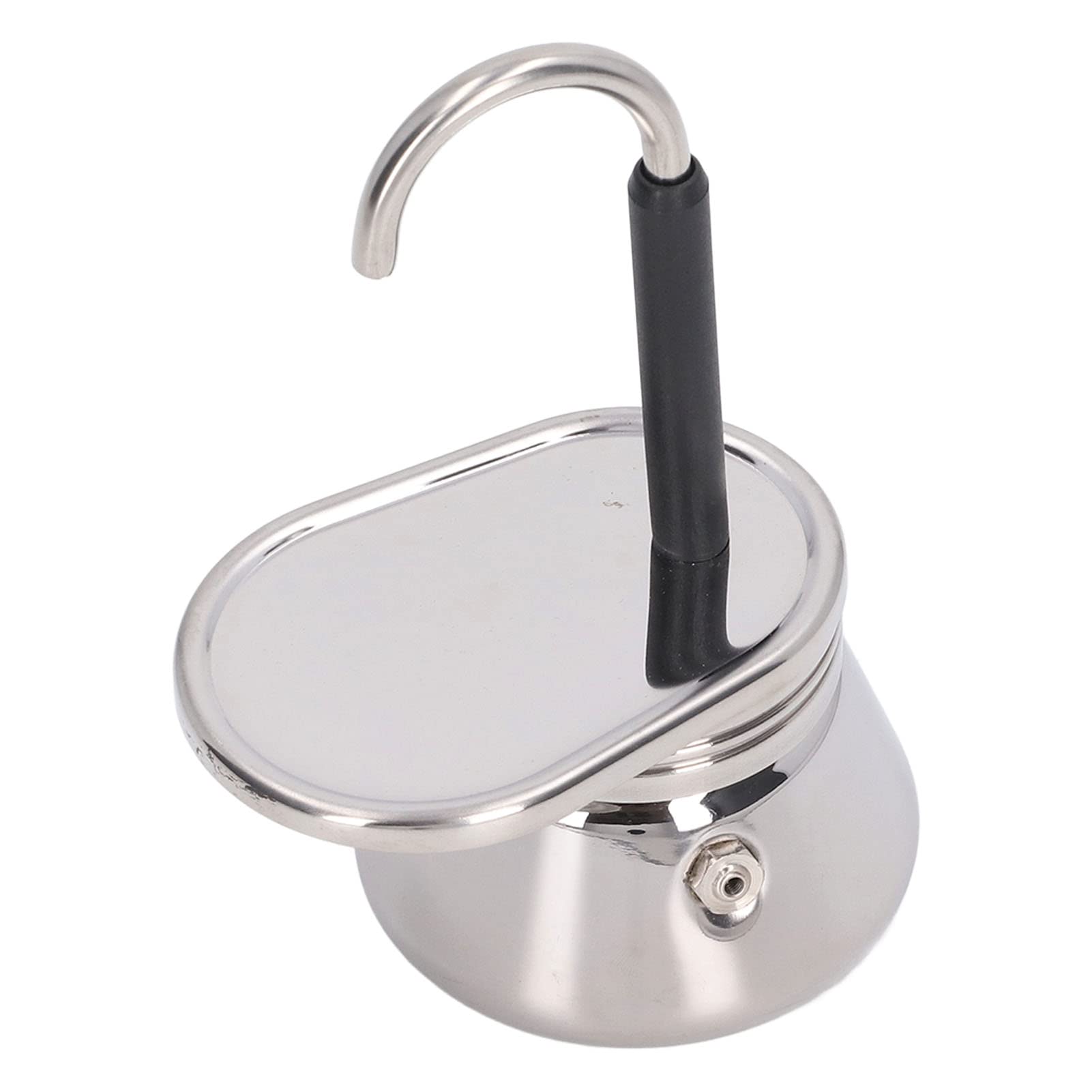 1 Taza Moka Pot, Moka para café Expreso 1 Taza, Estufa de Acero Inoxidable Estilo Italiano Moka Pot DIY Café con un Solo Pico, para Acampar Al Aire Libre en Casa
