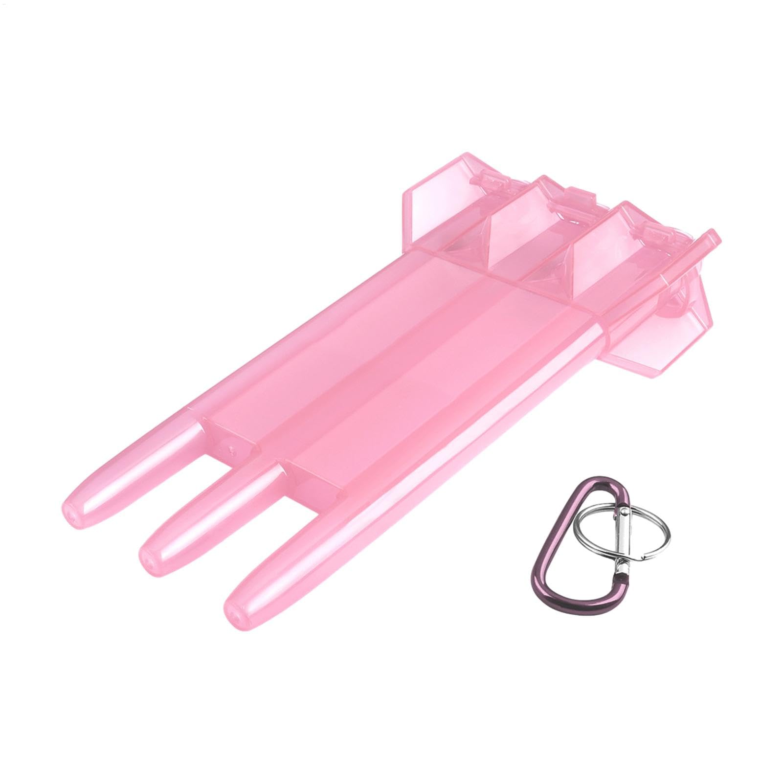 Dart Storage Box - Transparent Dart Holder | Soft Tip Dart Case with Lock Buckle, Durable Dart Wallet for Steel & Soft Tip Darts, Travel Dart Cases for Protection & Storage